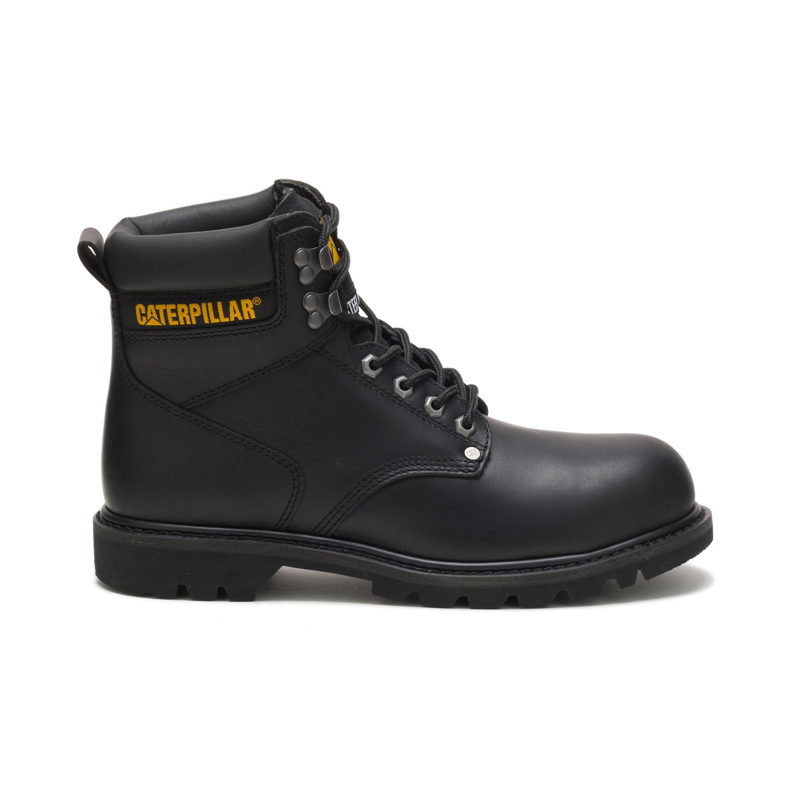 Caterpillar Work Boots Online UAE - Caterpillar Second Shift Steel Toe Mens - Black RXKEVY490